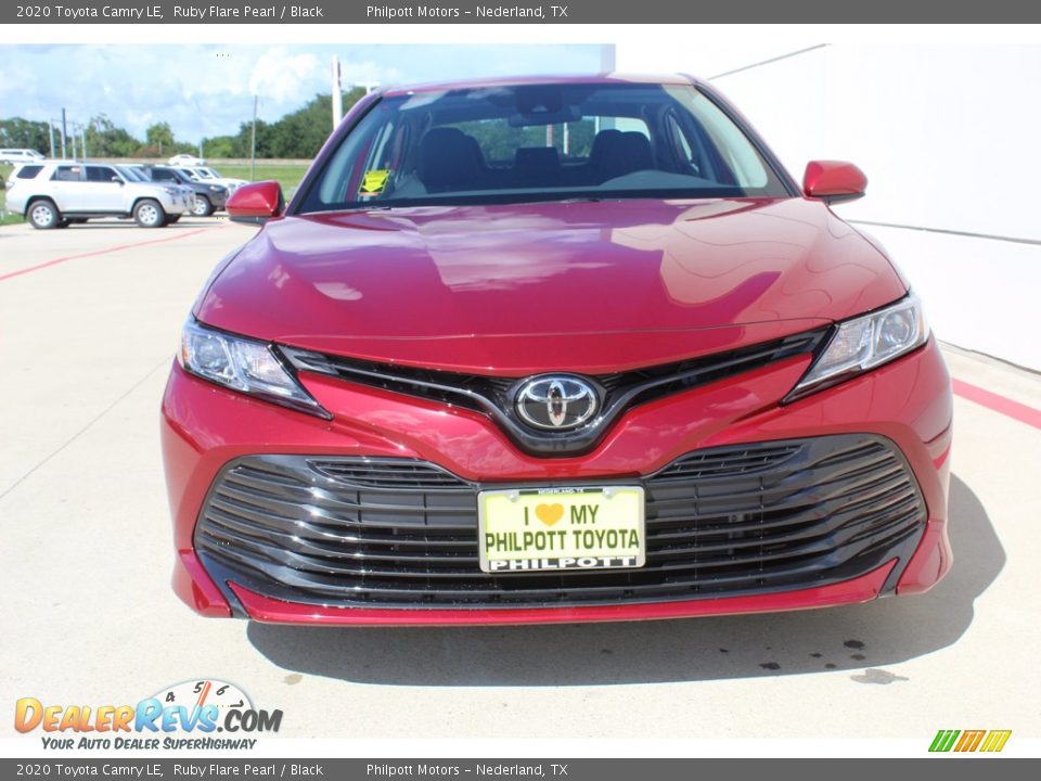 2020 Toyota Camry LE Ruby Flare Pearl / Black Photo #3