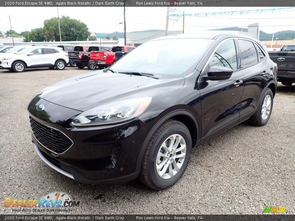 2020 Ford Escape SE 4WD Agate Black Metallic / Dark Earth Gray Photo #5