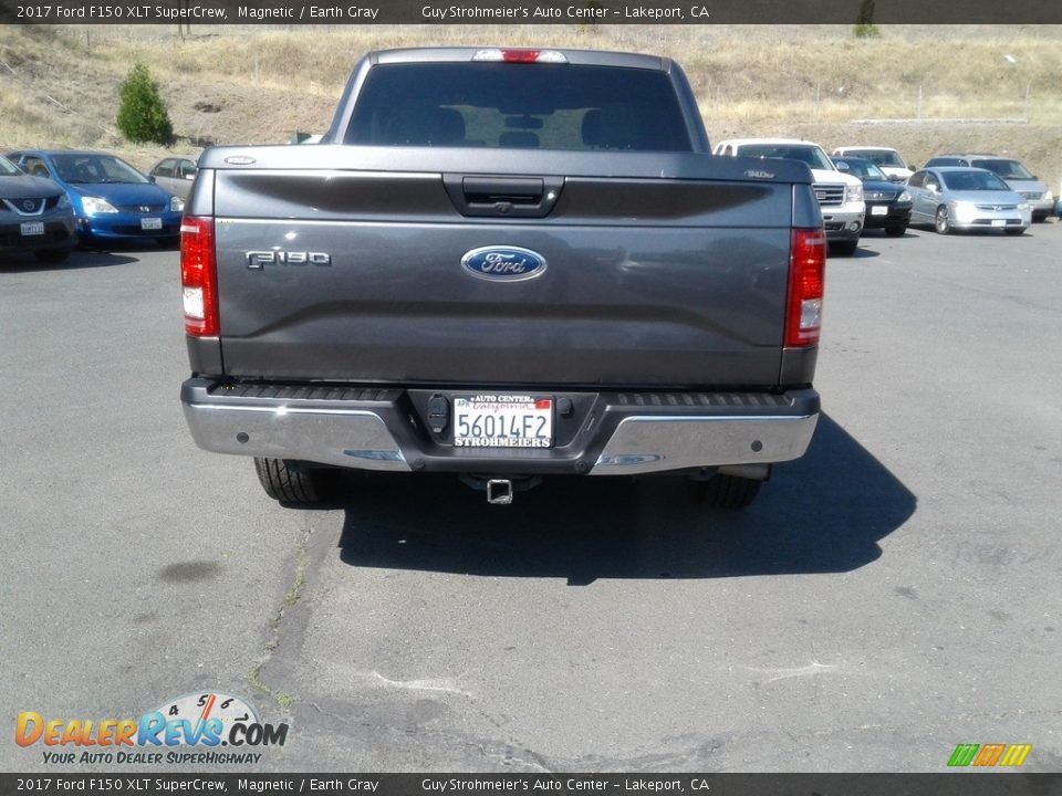 2017 Ford F150 XLT SuperCrew Magnetic / Earth Gray Photo #6