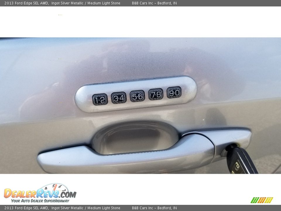 2013 Ford Edge SEL AWD Ingot Silver Metallic / Medium Light Stone Photo #9
