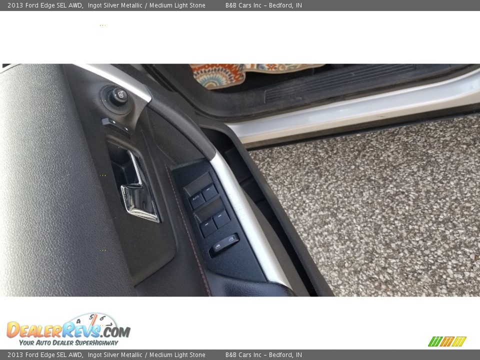 2013 Ford Edge SEL AWD Ingot Silver Metallic / Medium Light Stone Photo #11