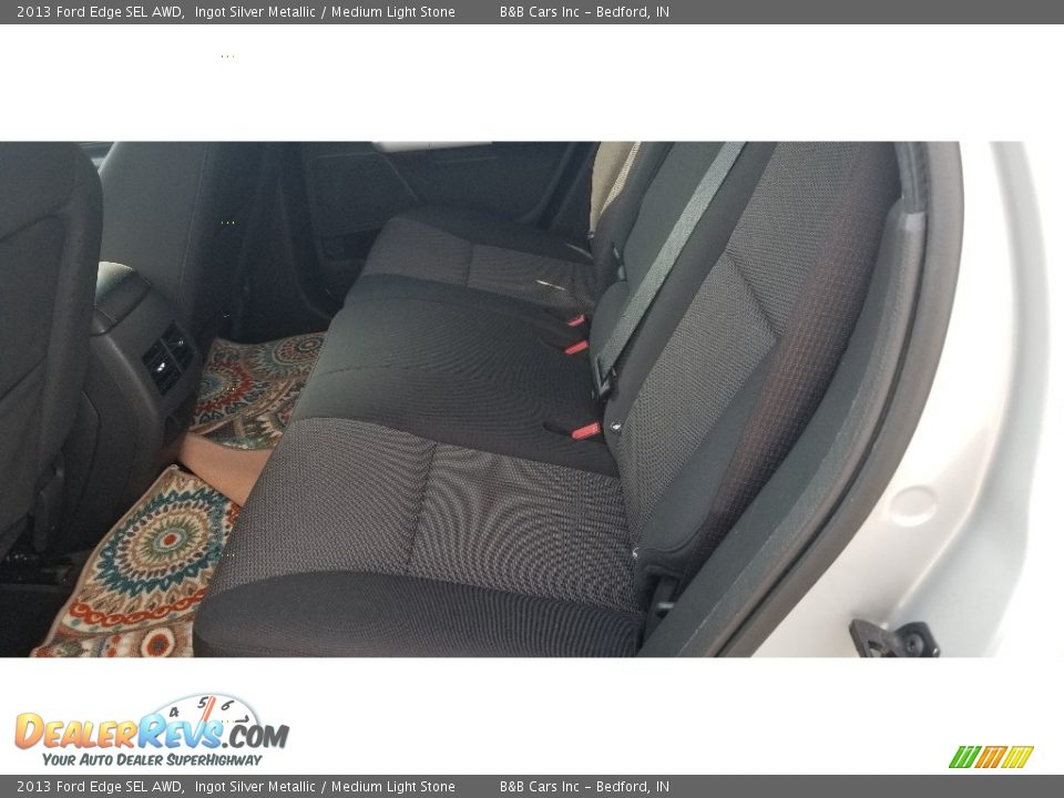 2013 Ford Edge SEL AWD Ingot Silver Metallic / Medium Light Stone Photo #13
