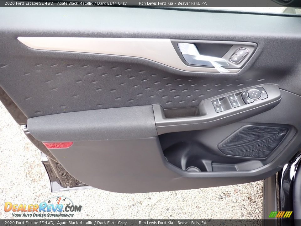 2020 Ford Escape SE 4WD Agate Black Metallic / Dark Earth Gray Photo #13