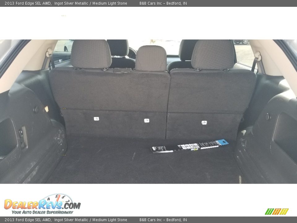 2013 Ford Edge SEL AWD Ingot Silver Metallic / Medium Light Stone Photo #14