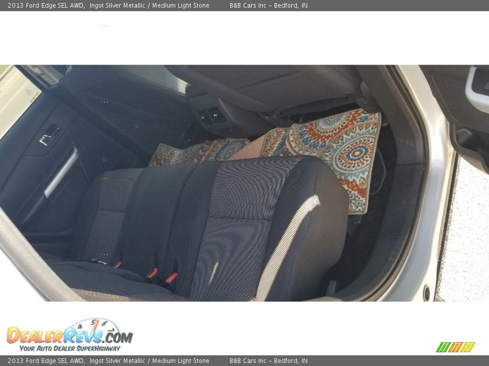 2013 Ford Edge SEL AWD Ingot Silver Metallic / Medium Light Stone Photo #15