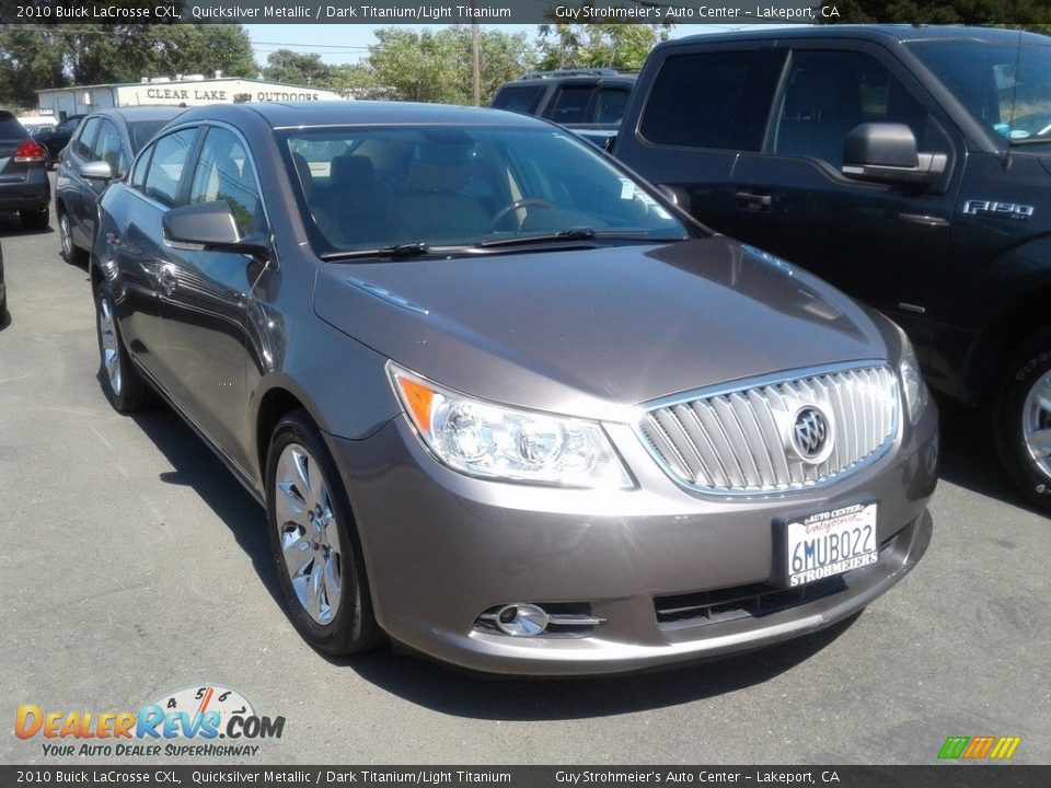 2010 Buick LaCrosse CXL Quicksilver Metallic / Dark Titanium/Light Titanium Photo #1