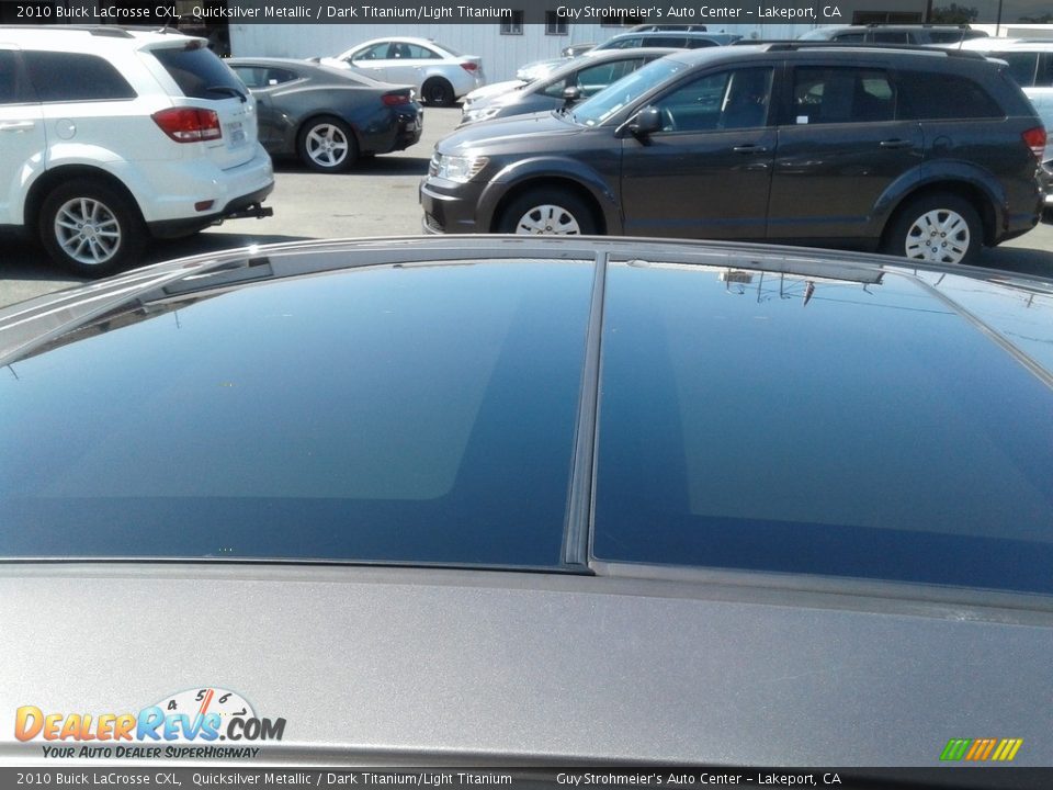 2010 Buick LaCrosse CXL Quicksilver Metallic / Dark Titanium/Light Titanium Photo #7