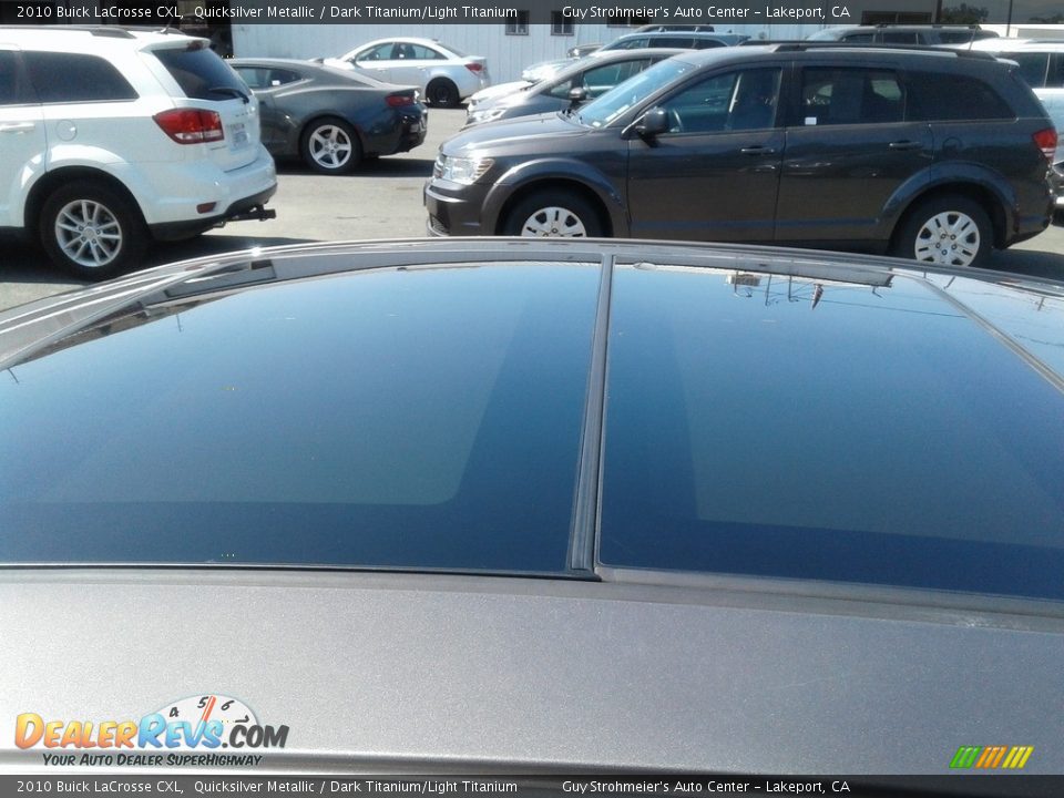 2010 Buick LaCrosse CXL Quicksilver Metallic / Dark Titanium/Light Titanium Photo #7