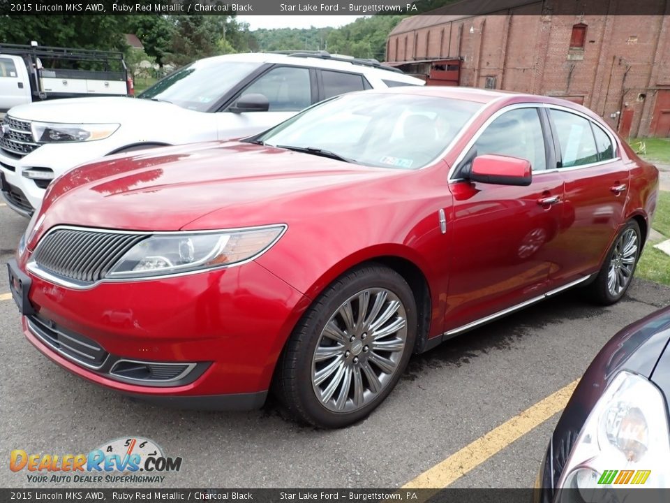 Front 3/4 View of 2015 Lincoln MKS AWD Photo #1