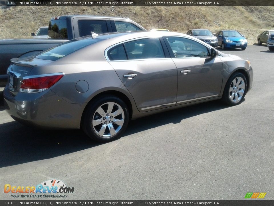 2010 Buick LaCrosse CXL Quicksilver Metallic / Dark Titanium/Light Titanium Photo #11