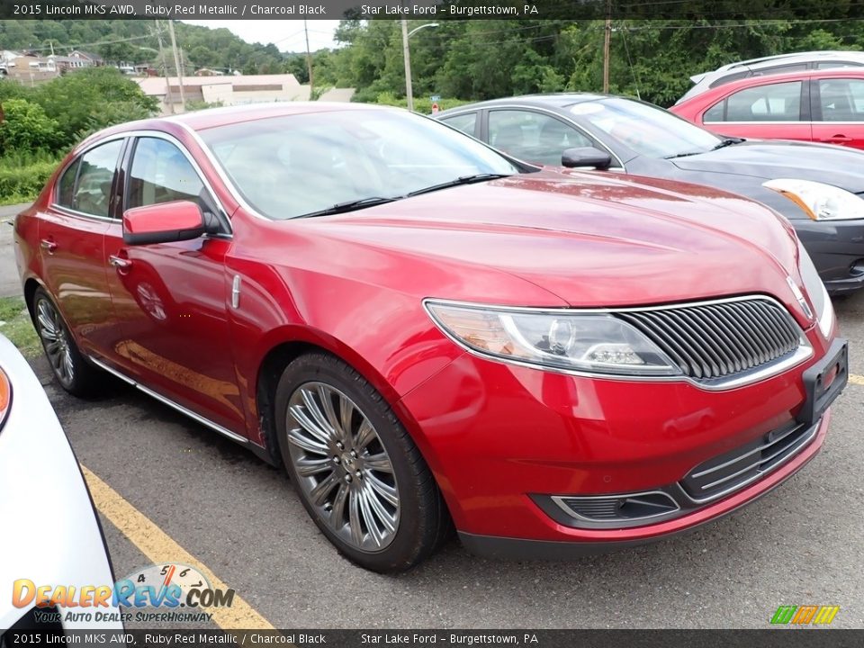 Ruby Red Metallic 2015 Lincoln MKS AWD Photo #4