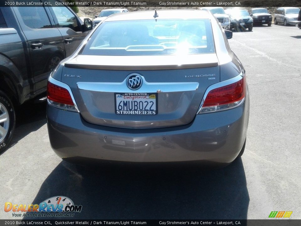 2010 Buick LaCrosse CXL Quicksilver Metallic / Dark Titanium/Light Titanium Photo #12