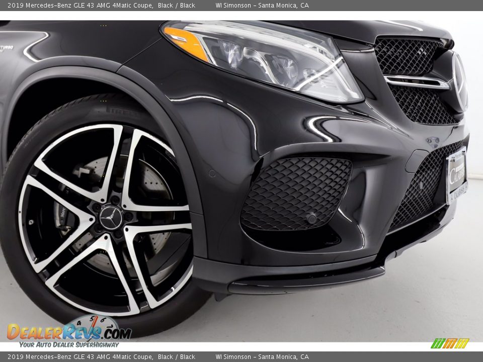 2019 Mercedes-Benz GLE 43 AMG 4Matic Coupe Black / Black Photo #2