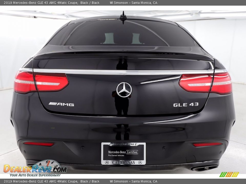 2019 Mercedes-Benz GLE 43 AMG 4Matic Coupe Black / Black Photo #6