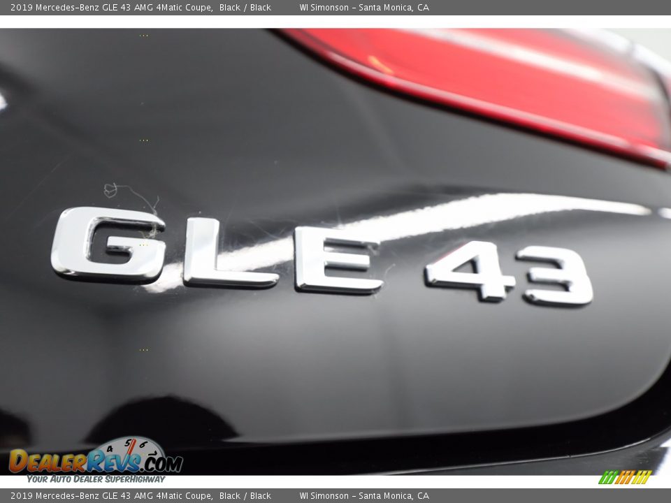 2019 Mercedes-Benz GLE 43 AMG 4Matic Coupe Black / Black Photo #9