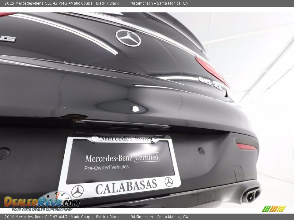 2019 Mercedes-Benz GLE 43 AMG 4Matic Coupe Black / Black Photo #10