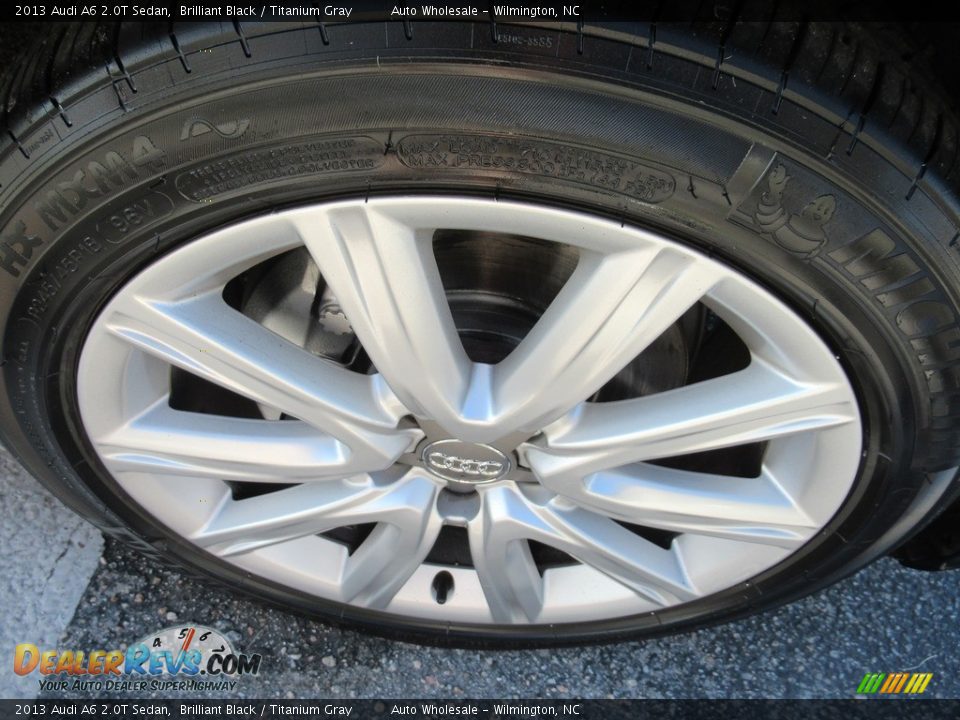 2013 Audi A6 2.0T Sedan Brilliant Black / Titanium Gray Photo #7