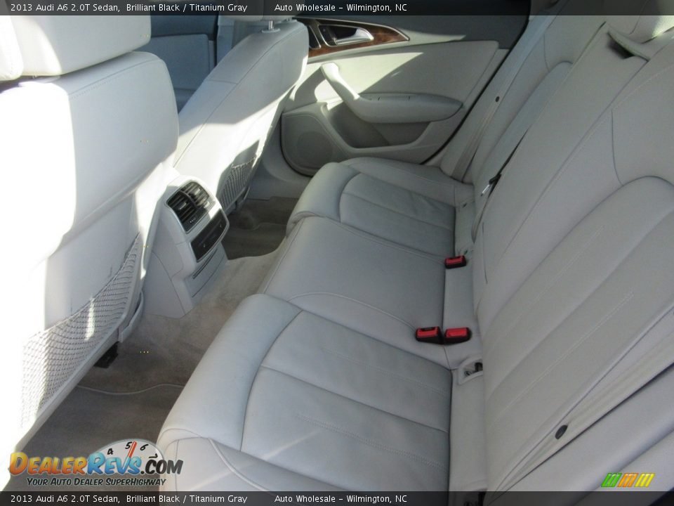 2013 Audi A6 2.0T Sedan Brilliant Black / Titanium Gray Photo #11