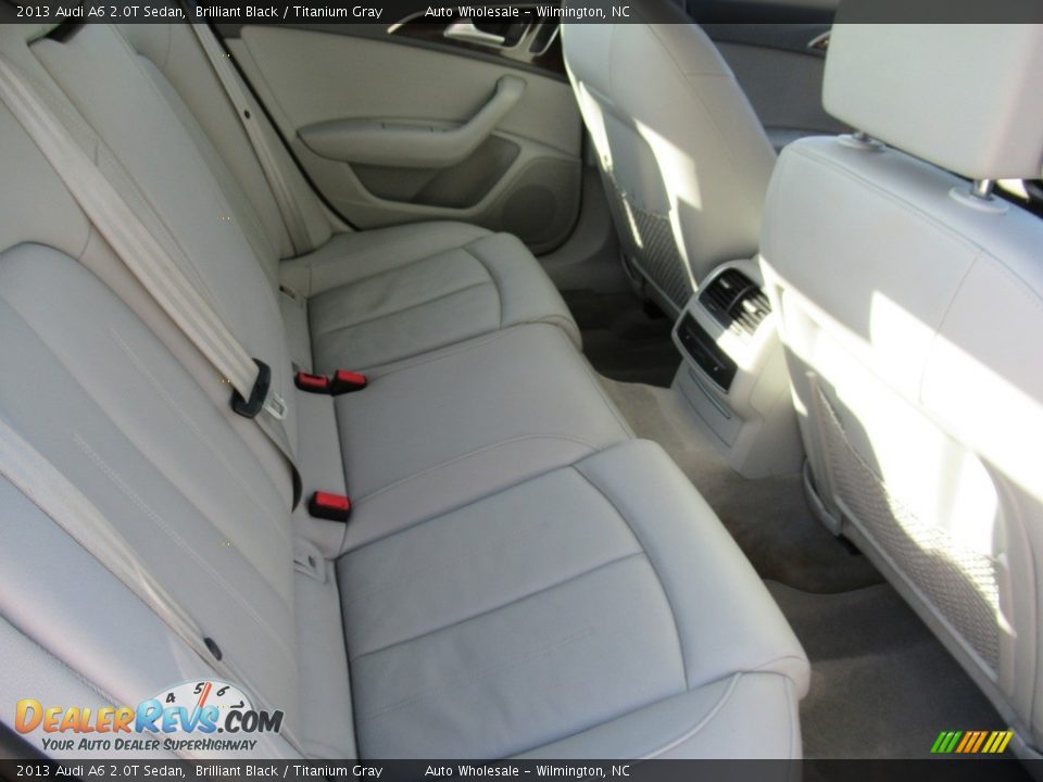 2013 Audi A6 2.0T Sedan Brilliant Black / Titanium Gray Photo #13