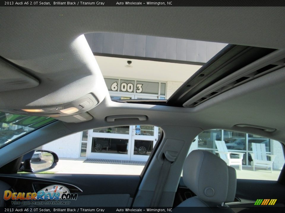 2013 Audi A6 2.0T Sedan Brilliant Black / Titanium Gray Photo #14