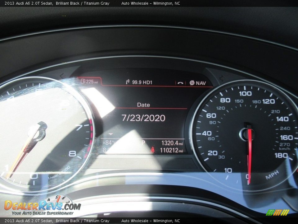 2013 Audi A6 2.0T Sedan Brilliant Black / Titanium Gray Photo #16