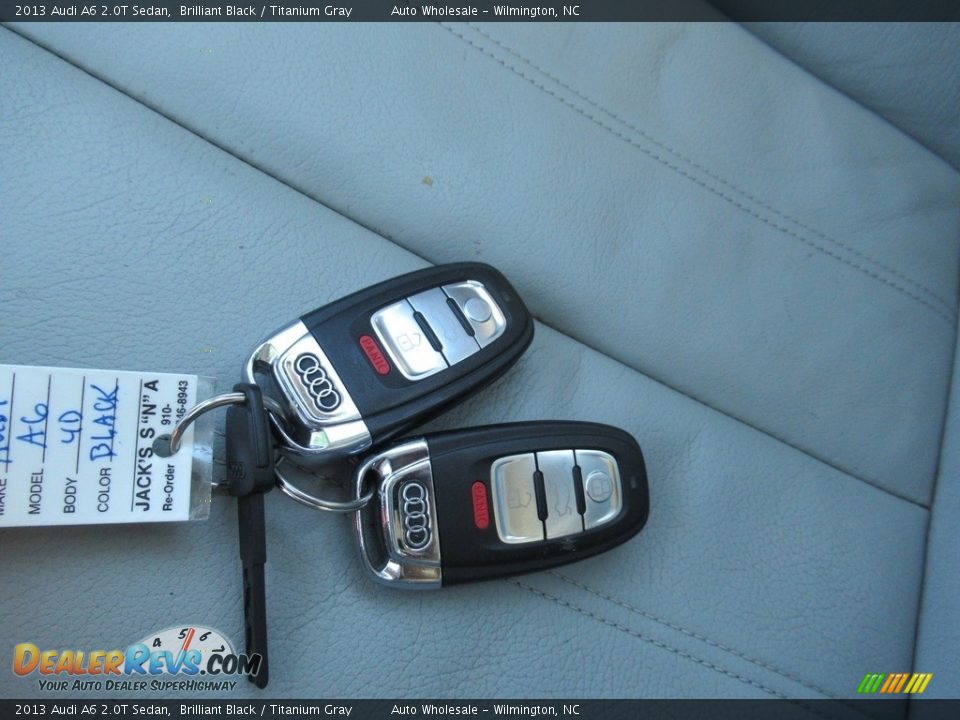 2013 Audi A6 2.0T Sedan Brilliant Black / Titanium Gray Photo #20