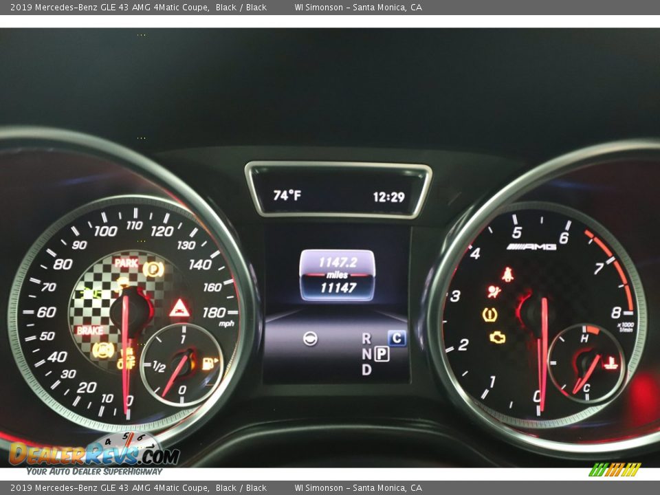 2019 Mercedes-Benz GLE 43 AMG 4Matic Coupe Black / Black Photo #26