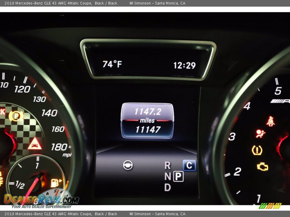 2019 Mercedes-Benz GLE 43 AMG 4Matic Coupe Black / Black Photo #27
