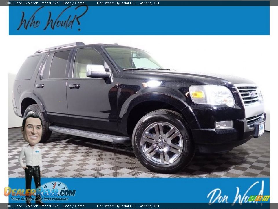 2009 Ford Explorer Limited 4x4 Black / Camel Photo #1