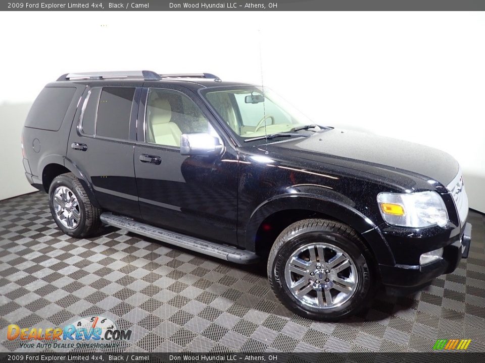 2009 Ford Explorer Limited 4x4 Black / Camel Photo #2