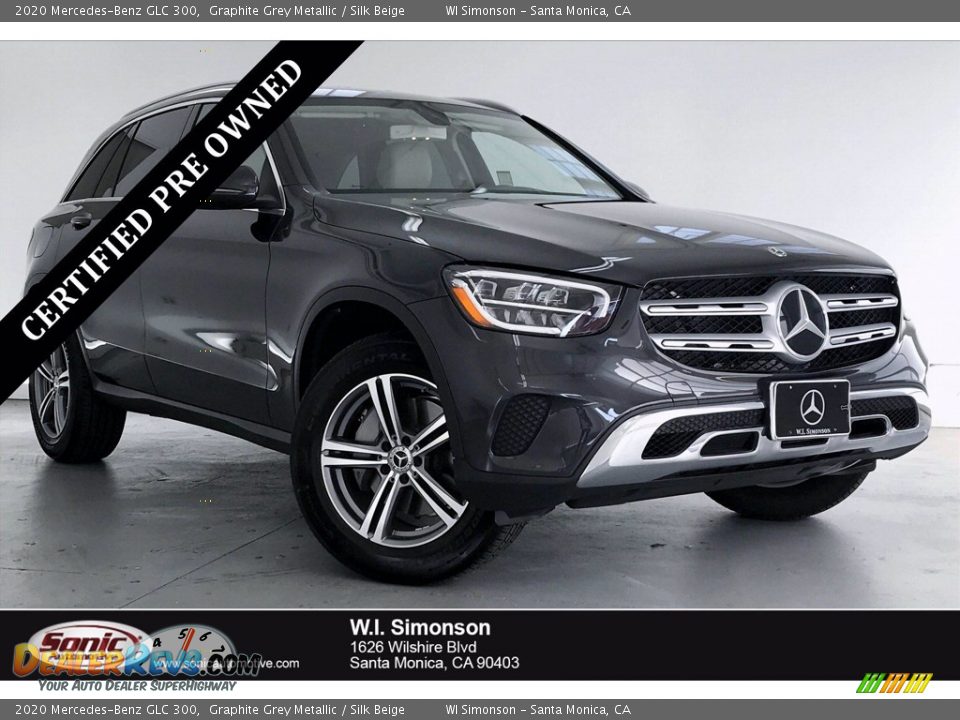 2020 Mercedes-Benz GLC 300 Graphite Grey Metallic / Silk Beige Photo #1
