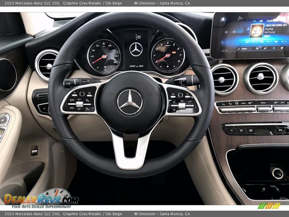 2020 Mercedes-Benz GLC 300 Graphite Grey Metallic / Silk Beige Photo #4