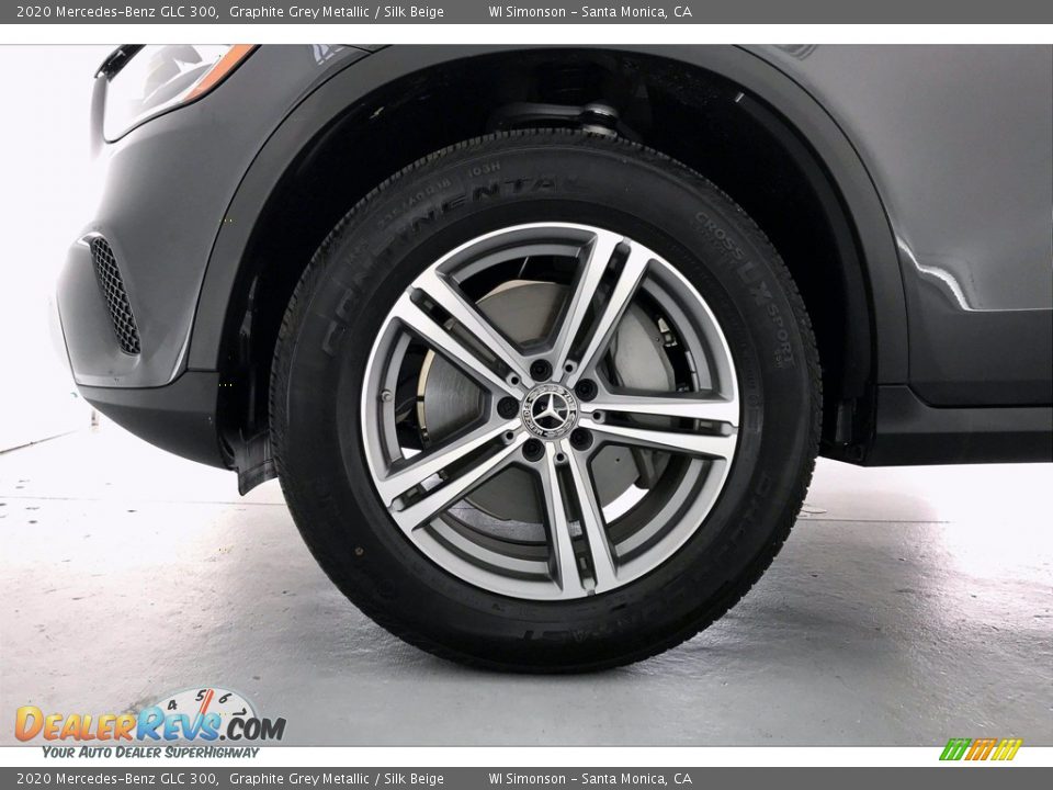 2020 Mercedes-Benz GLC 300 Graphite Grey Metallic / Silk Beige Photo #8