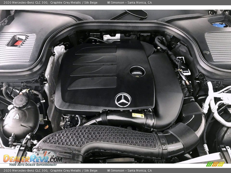 2020 Mercedes-Benz GLC 300 Graphite Grey Metallic / Silk Beige Photo #9