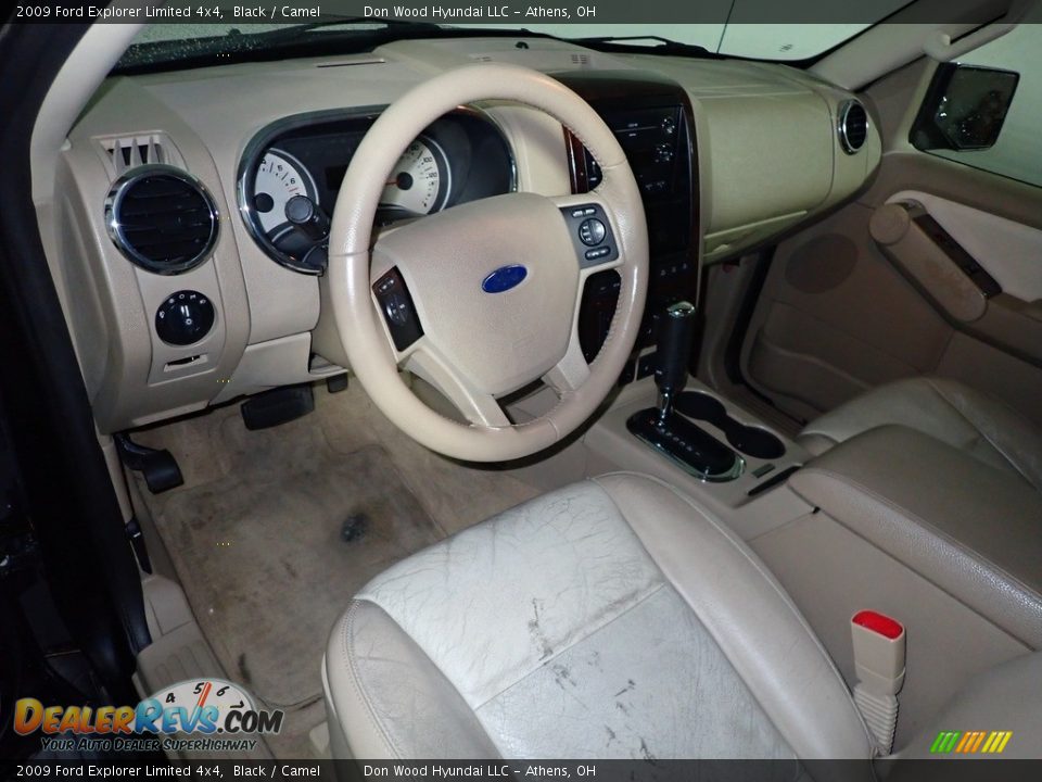 2009 Ford Explorer Limited 4x4 Black / Camel Photo #19