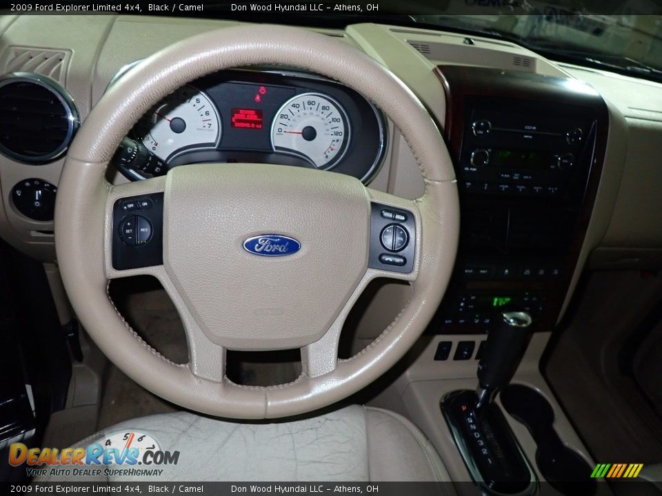 2009 Ford Explorer Limited 4x4 Black / Camel Photo #30