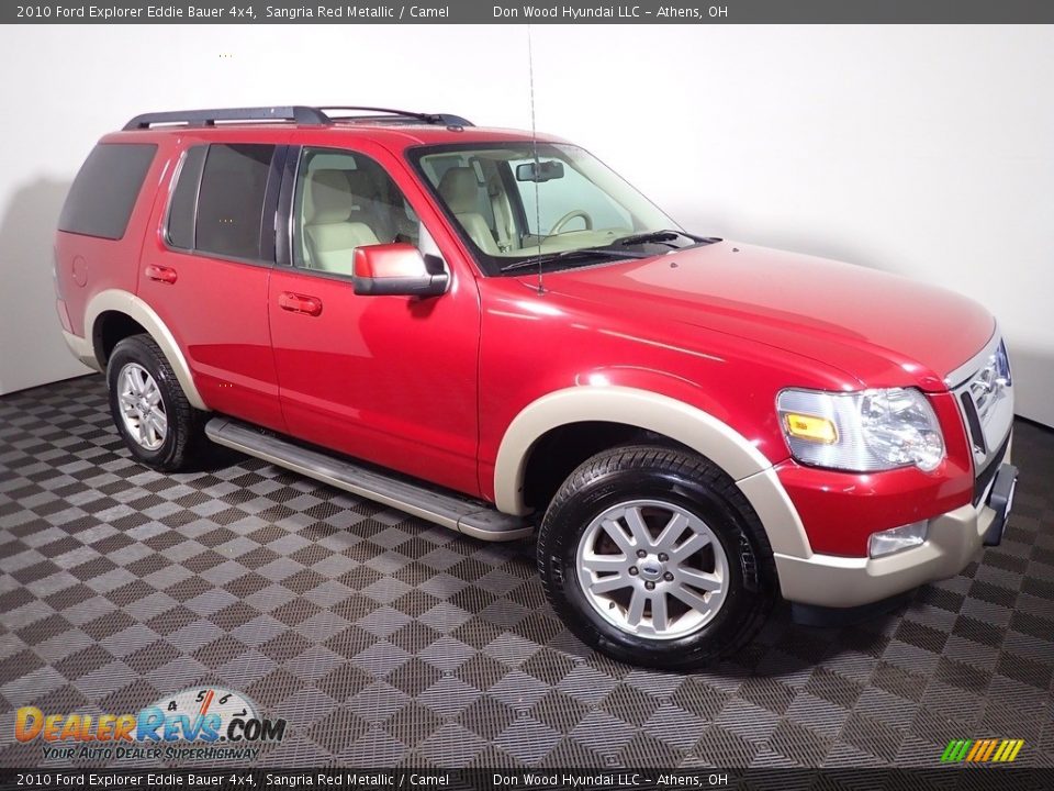 Sangria Red Metallic 2010 Ford Explorer Eddie Bauer 4x4 Photo #2