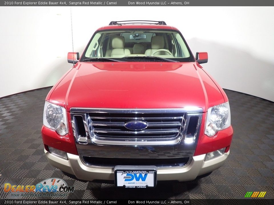 2010 Ford Explorer Eddie Bauer 4x4 Sangria Red Metallic / Camel Photo #4