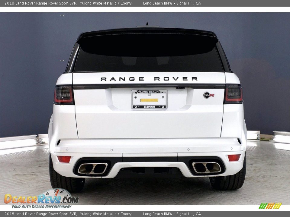 2018 Land Rover Range Rover Sport SVR Yulong White Metallic / Ebony Photo #3