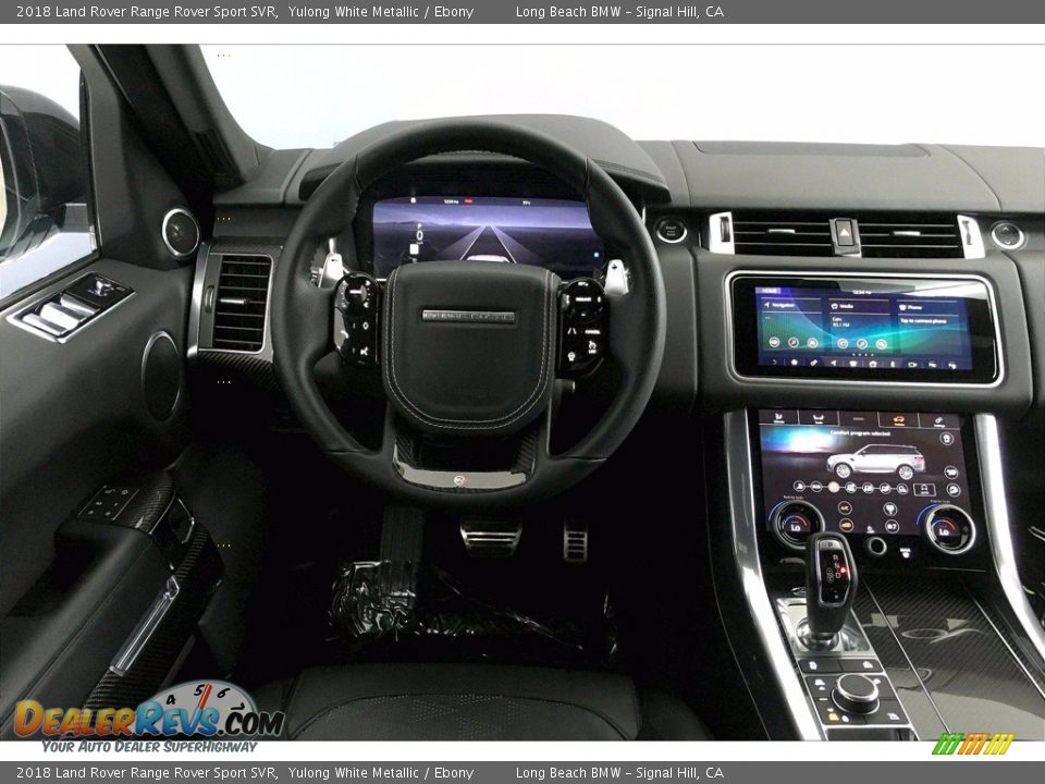 2018 Land Rover Range Rover Sport SVR Yulong White Metallic / Ebony Photo #4