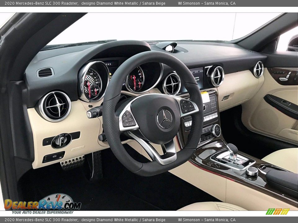 2020 Mercedes-Benz SLC 300 Roadster designo Diamond White Metallic / Sahara Beige Photo #4