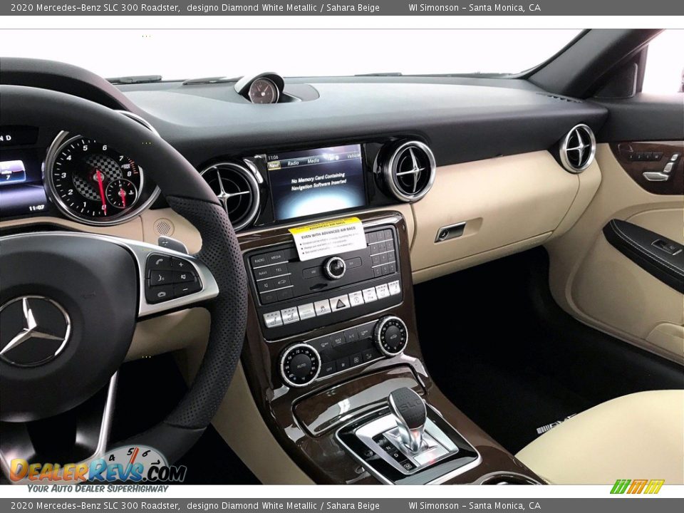 2020 Mercedes-Benz SLC 300 Roadster designo Diamond White Metallic / Sahara Beige Photo #6