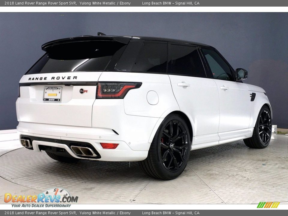 2018 Land Rover Range Rover Sport SVR Yulong White Metallic / Ebony Photo #13