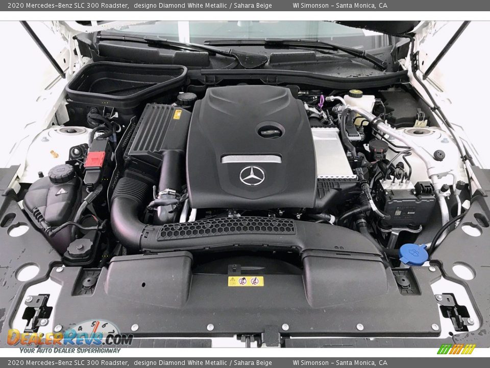 2020 Mercedes-Benz SLC 300 Roadster designo Diamond White Metallic / Sahara Beige Photo #8
