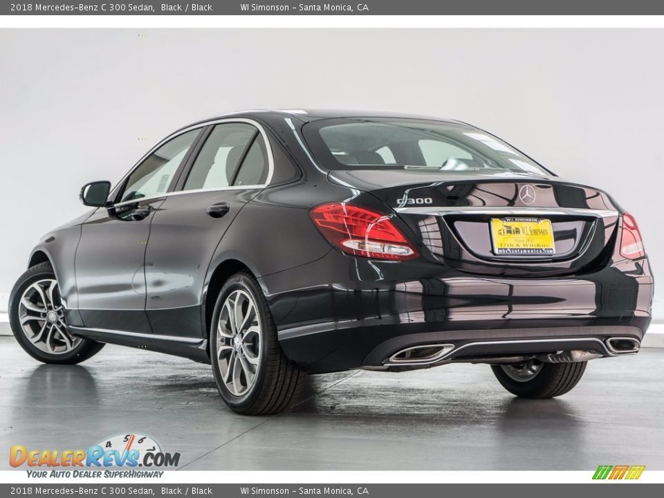 2018 Mercedes-Benz C 300 Sedan Black / Black Photo #3