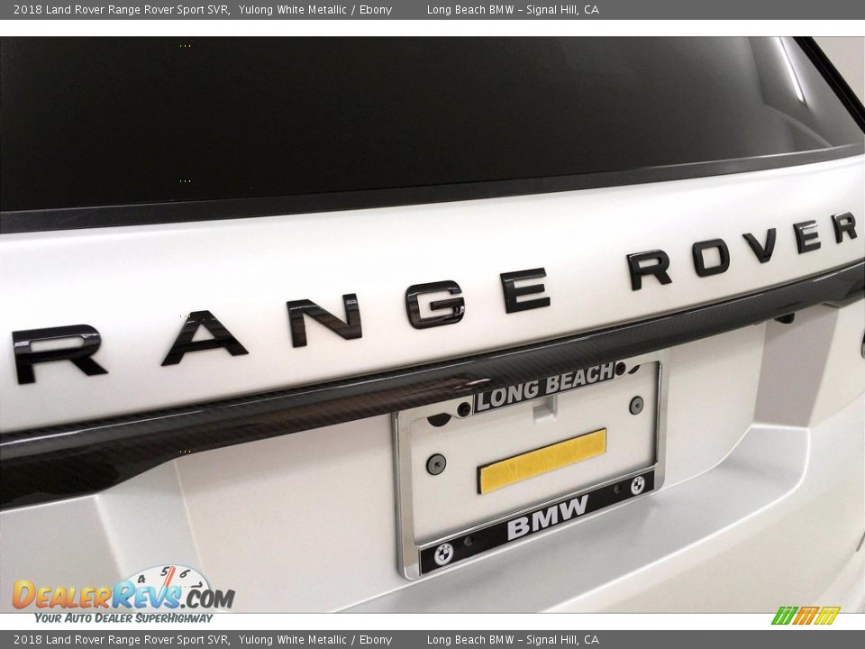 2018 Land Rover Range Rover Sport SVR Yulong White Metallic / Ebony Photo #34
