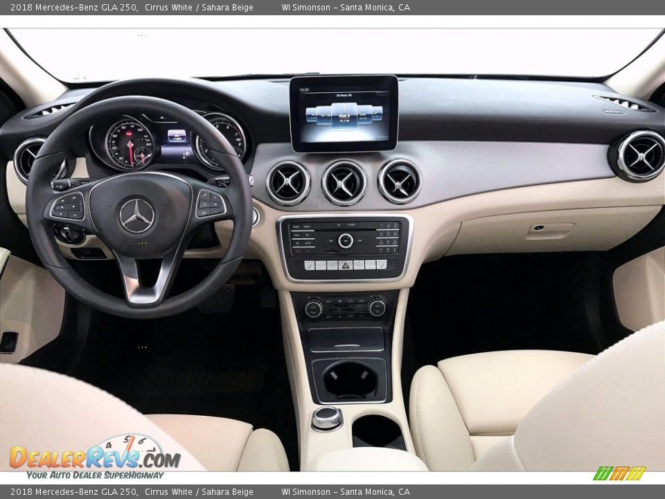 2018 Mercedes-Benz GLA 250 Cirrus White / Sahara Beige Photo #17