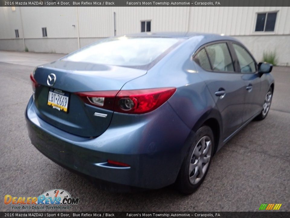 2016 Mazda MAZDA3 i Sport 4 Door Blue Reflex Mica / Black Photo #3