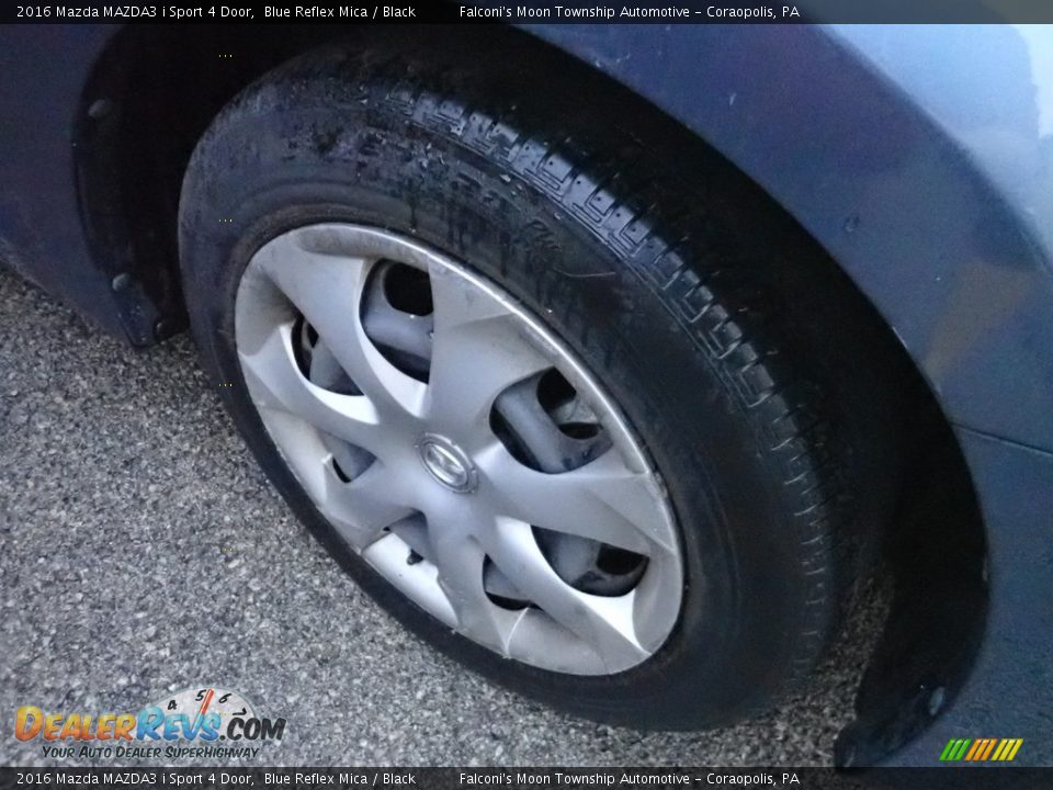 2016 Mazda MAZDA3 i Sport 4 Door Blue Reflex Mica / Black Photo #5