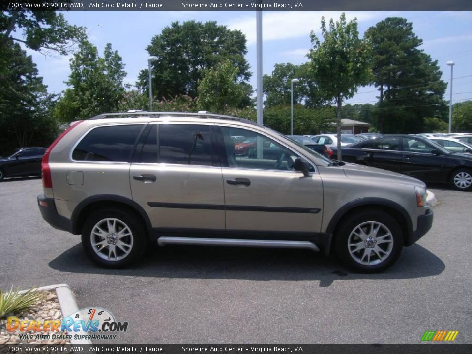 2005 Volvo XC90 T6 AWD Ash Gold Metallic / Taupe Photo #7
